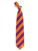 Eagles Wings Clemson Tigers Woven Silk Necktie