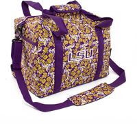 Eagles Wings LSU Tigers Quilted Cotton Mini Duffle Bag