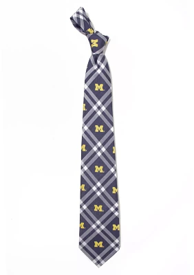 Eagles Wings Michigan Wolverines Woven Polyester Necktie