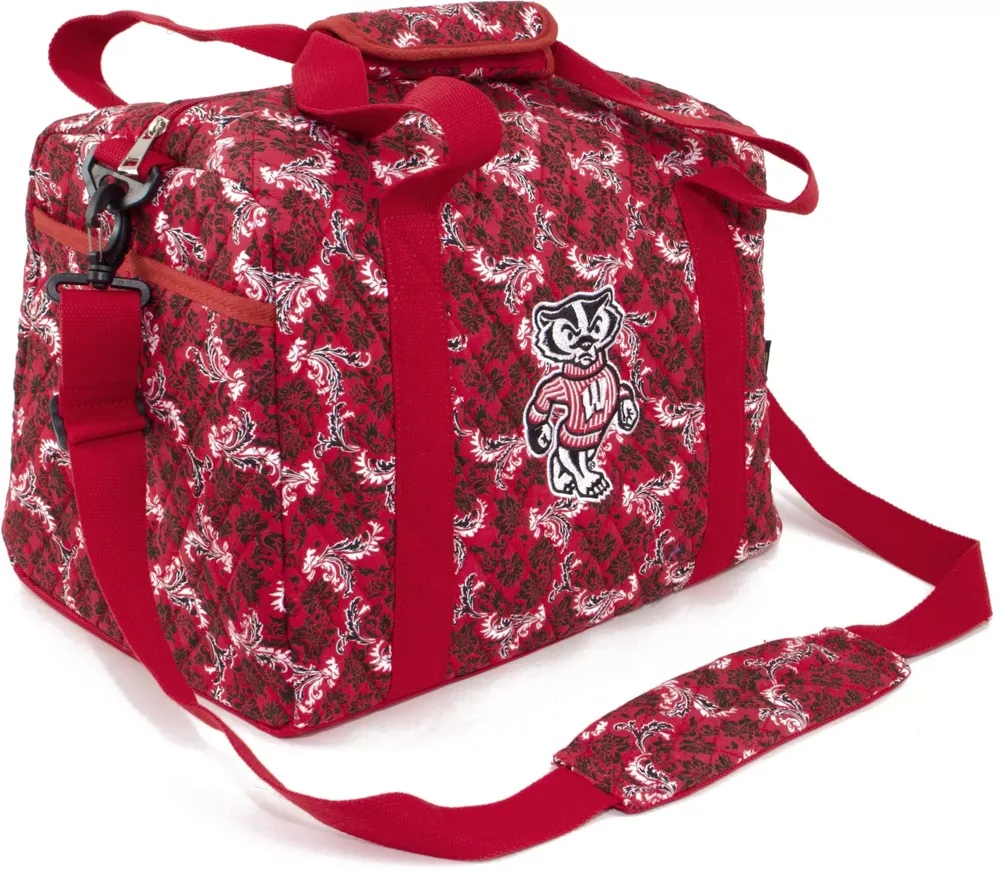 Eagles Wings Wisconsin Badgers Quilted Cotton Mini Duffle Bag