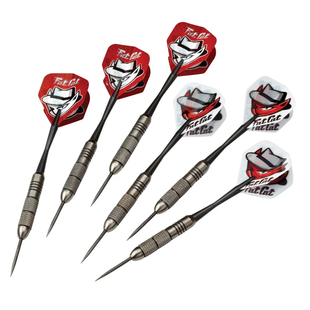 Fat Cat Twin Pack 19g Steel Tip Dart Set