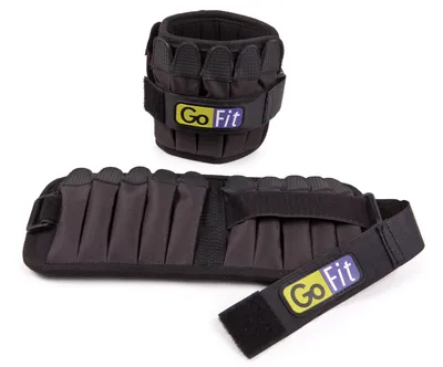 GoFit Padded Adjustable Ankle Weights