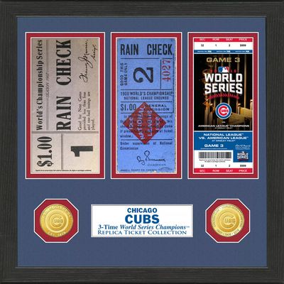 Highland Mint Chicago Cubs World Series Ticket Collection