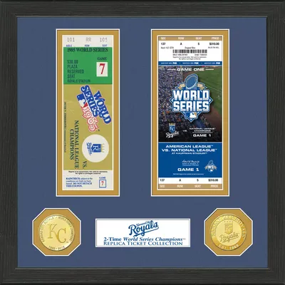 Highland Mint Kansas City Royals World Series Ticket Collection