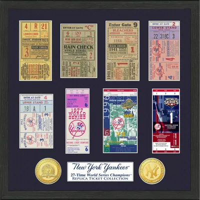 Highland Mint New York Yankees World Series Ticket Collection
