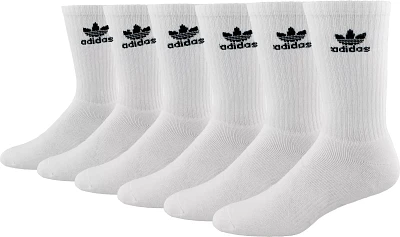 adidas Men's Originals Trefoil Crew Socks 6 Pack