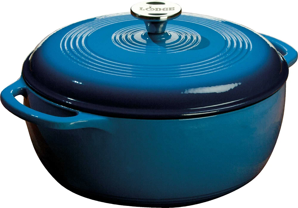 Lodge 6-Quart Enameled Cast Iron Dutch Oven