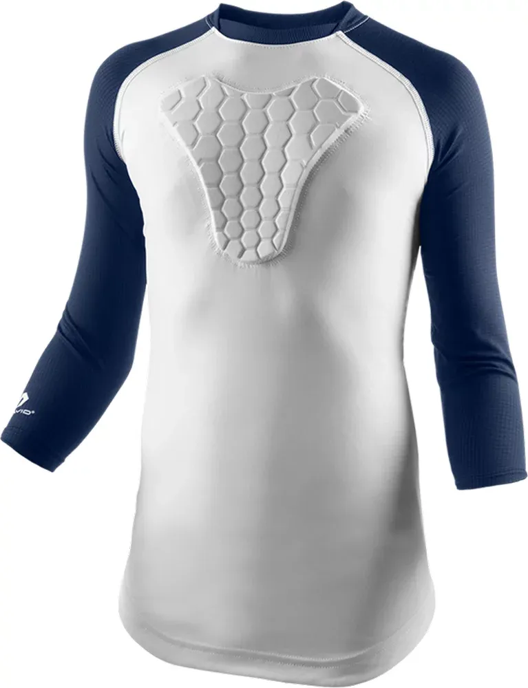 McDavid Youth HEX ¾ Sleeve Sternum Shirt