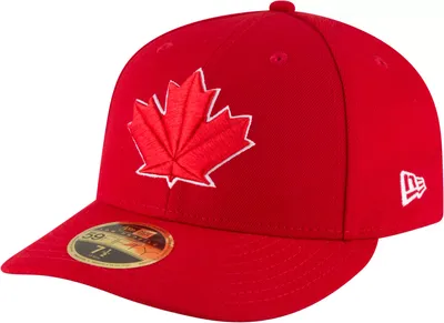 New Era Men's Toronto Blue Jays 59Fifty Alternate Red Low Crown Fitted Hat