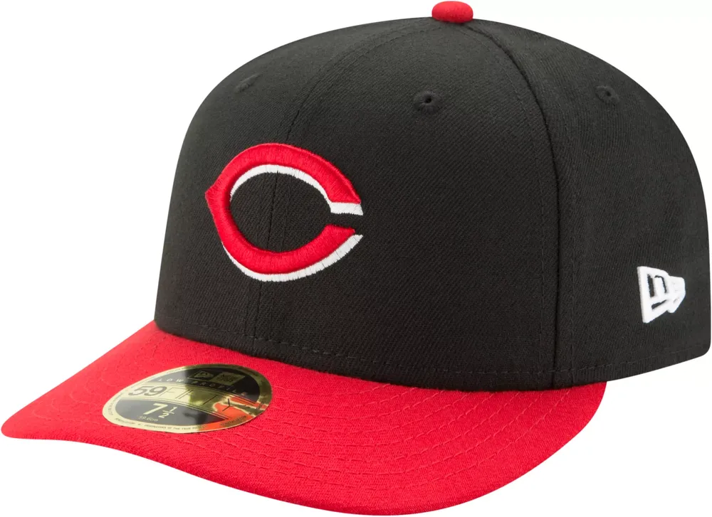 New Era Men's Cincinnati Reds 59Fifty Alternate Black Low Crown Fitted Hat