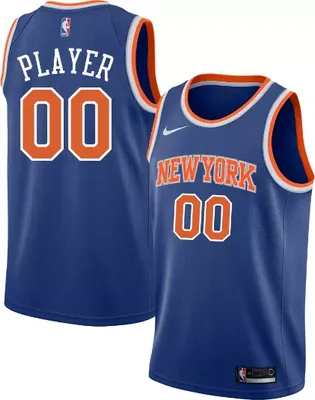 Nike Men's Full Roster New York Knicks Royal Dri-FIT Swingman Jersey