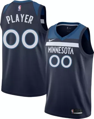 Nike Men's Full Roster Minnesota Timberwolves Navy Dri-FIT Swingman Jersey