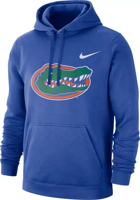 Nike Men's Florida Gators Blue Club Fleece Pullover Hoodie
