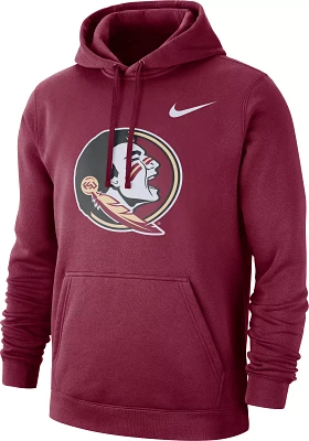 Nike Men's Florida State Seminoles Garnet Club Fleece Pullover Hoodie