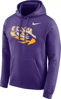 Nike Men's LSU Tigers Purple Club Fleece Pullover Hoodie