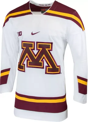 Nike Men's Minnesota Golden Gophers Replica Hockey White Jersey