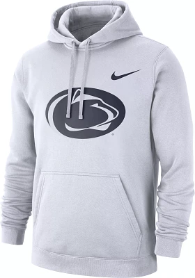 Nike Men's Penn State Nittany Lions Club Fleece Pullover White Hoodie