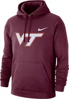 Nike Men's Virginia Tech Hokies Maroon Club Fleece Pullover Hoodie