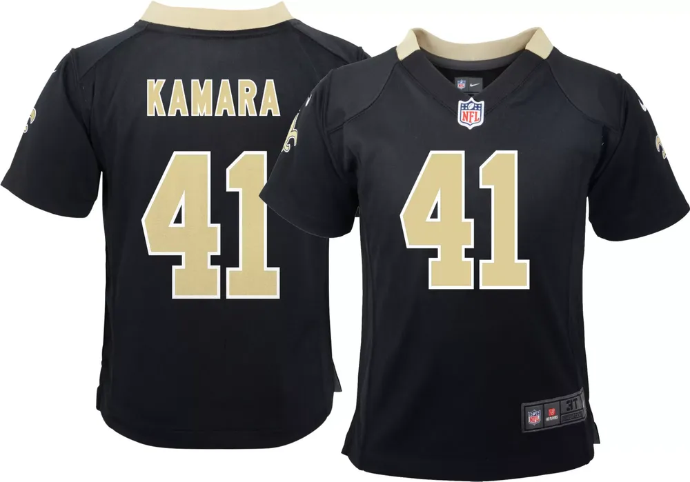 Nike Toddler New Orleans Saints Alvin Kamara #41 Black Game Jersey