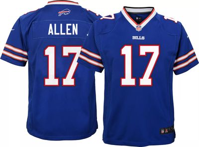 Blue Nike NFL Buffalo Bills Allen #17 Jersey