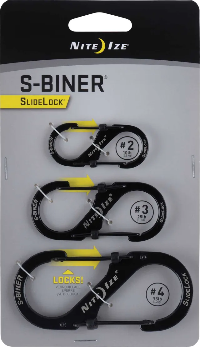 Slidelock Carabiner #3 - Stainless Steel