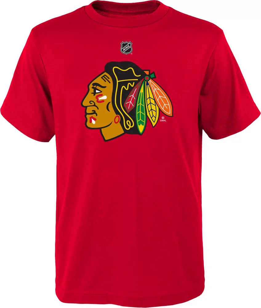 NHL Youth Chicago Blackhawks Primary Logo Red T-Shirt