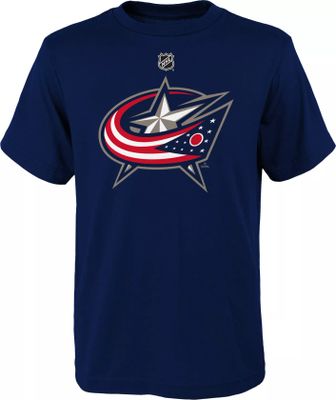 NHL Youth Columbus Blue Jackets Primary Logo Navy T-Shirt