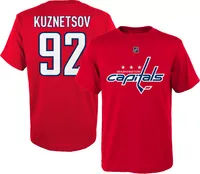 NHL Youth Washington Capitals Evgeny Kuznetsov #92 Red T-Shirt