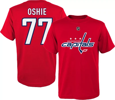 NHL Youth Washington Capitals T.J. Oshie #77 Red T-Shirt