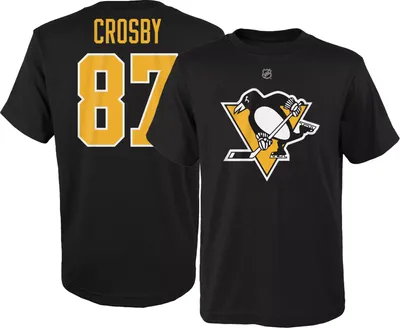 NHL Youth Pittsburgh Penguins Sidney Crosby #87 Black Player T-Shirt
