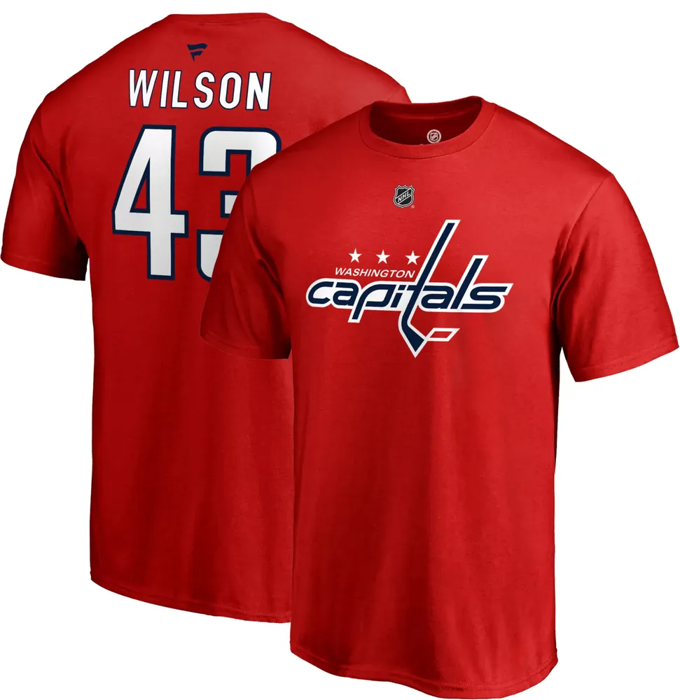 NHL Men's Washington Capitals Tom Wilson #43 Red Player T-Shirt