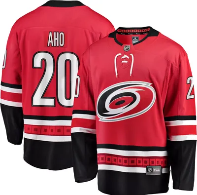 NHL Men's Carolina Hurricanes Sebastian Aho #20 Breakaway Home Replica Jersey