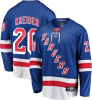 NHL Men's New York Rangers Chris Kreider #20 Breakaway Home Replica Jersey