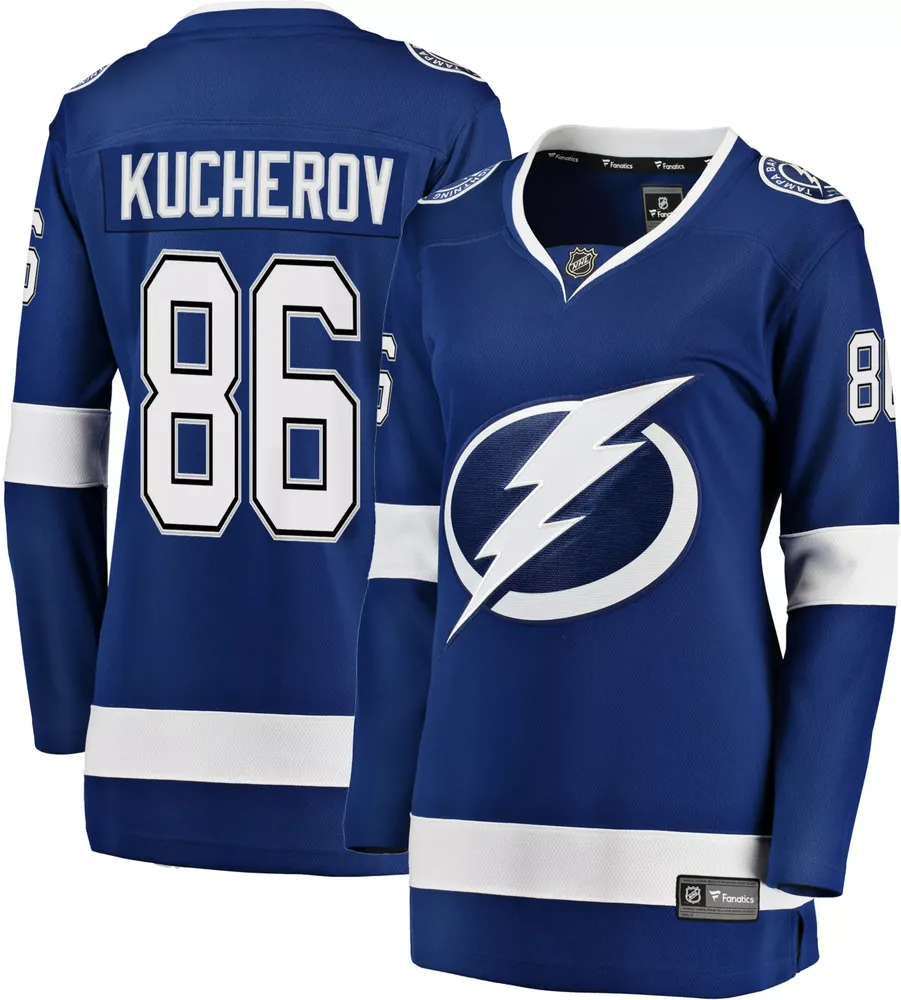 NHL Women's Tampa Bay Lightning Nikita Kucherov #86 Breakaway Home Replica Jersey