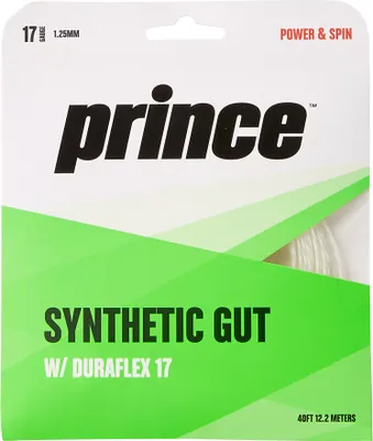 Prince Duraflex Synthetic Gut 17G Tennis Racquet String