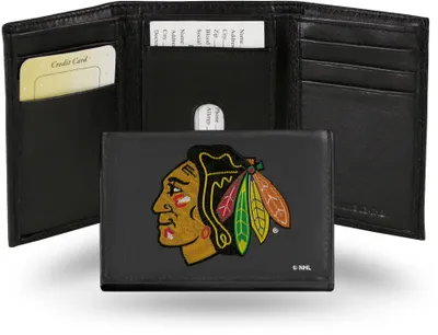 Rico Chicago Blackhawks Embroidered Trifold Wallet