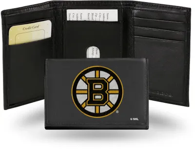 Rico Boston Bruins Embroidered Trifold Wallet
