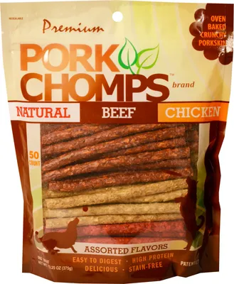 Pork Chomps Premium Assorted Dog Chews