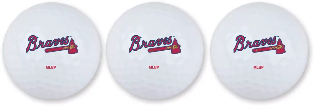 Team Effort Atlanta Braves Golf Balls - 3 Pack