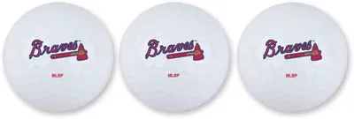 Team Effort Atlanta Braves Golf Balls - 3 Pack