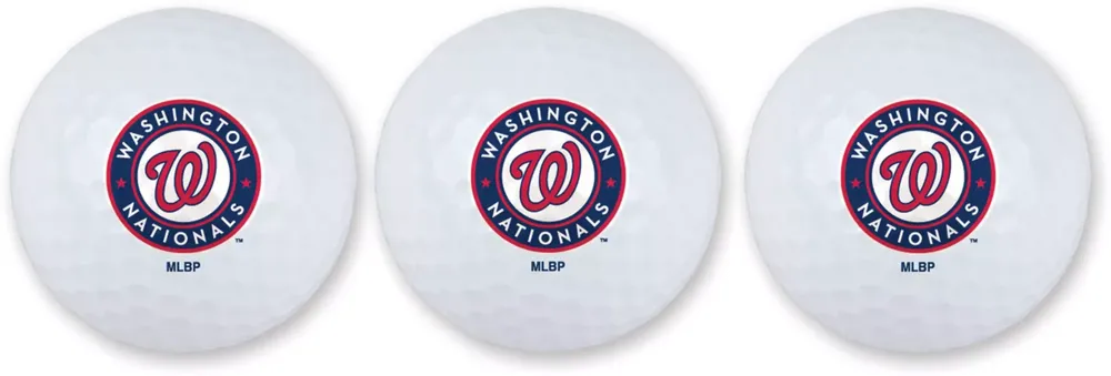 Team Effort Washington Nationals Golf Balls - 3 Pack