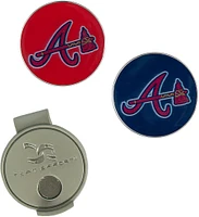 Team Effort Atlanta Braves Hat Clip and Ball Markers Set