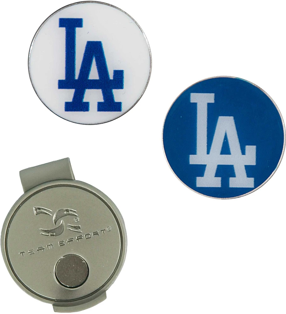 Team Effort Los Angeles Dodgers Hat Clip and Ball Markers Set