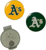 Team Effort Oakland Athletics Hat Clip and Ball Markers Set