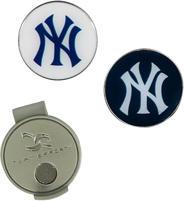 Team Effort New York Yankees Hat Clip and Ball Markers Set