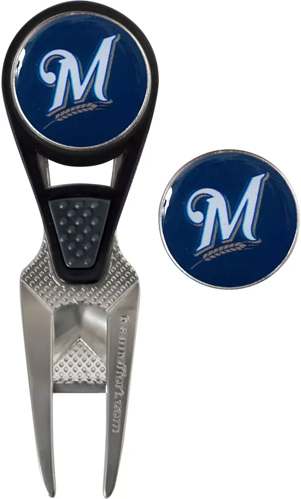 Team Effort Milwaukee Brewers CVX Divot Tool and Ball Marker Set