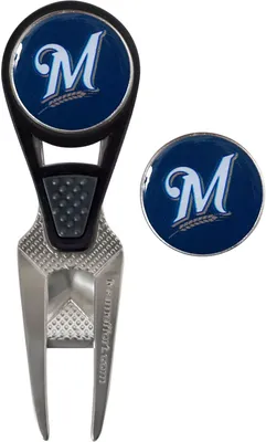 Team Effort Milwaukee Brewers CVX Divot Tool and Ball Marker Set