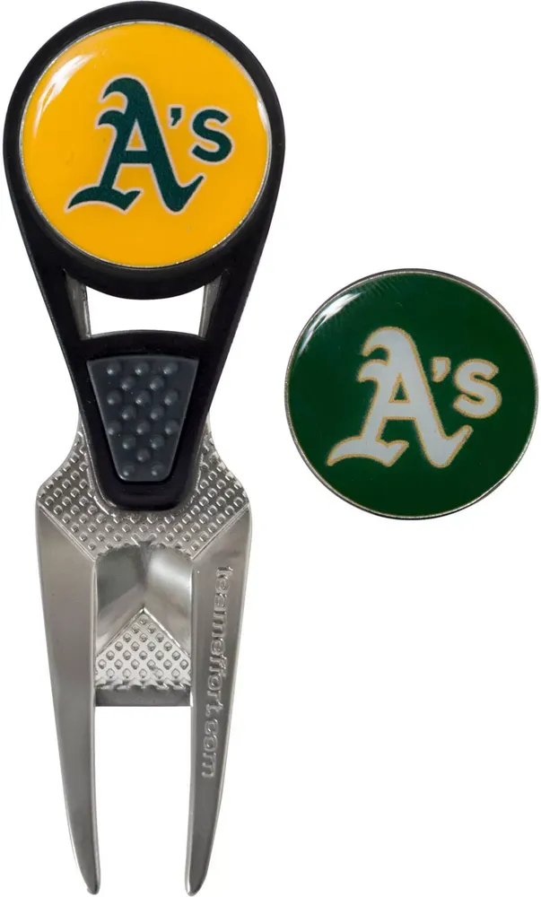 Team Effort Oakland Athletics CVX Divot Tool and Ball Marker Set