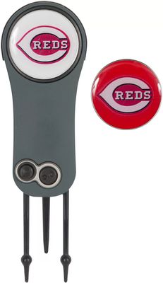 Team Effort Cincinnati Reds Switchblade Divot Tool and Ball Marker Set