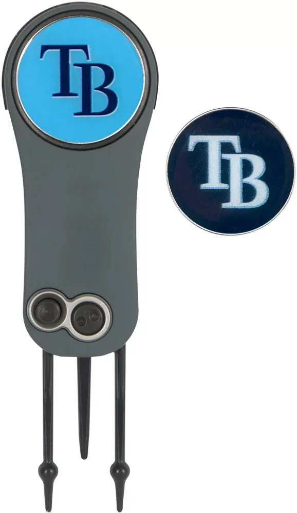 Team Effort Tampa Bay Rays Switchblade Divot Tool and Ball Marker Set